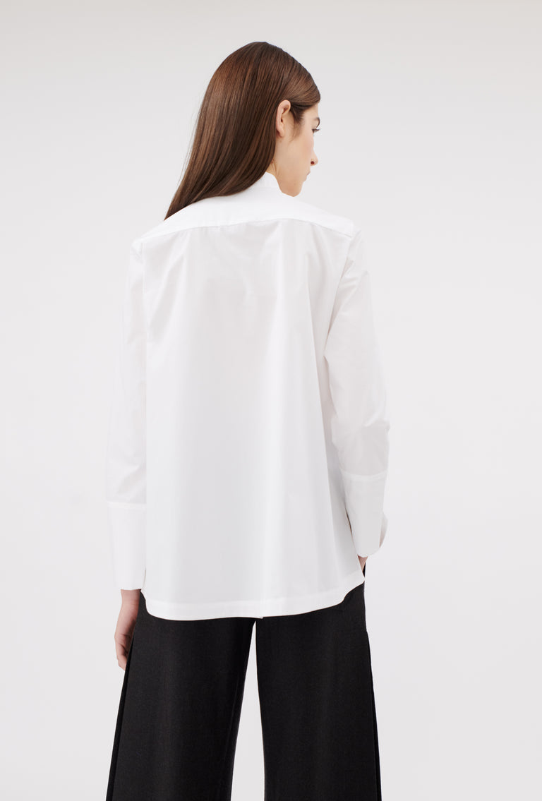 Odeeh Poplin Bluse, White