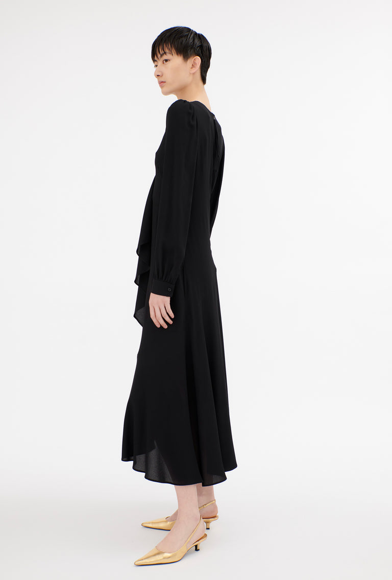 Odeeh Sablé Kleid, Jet Black