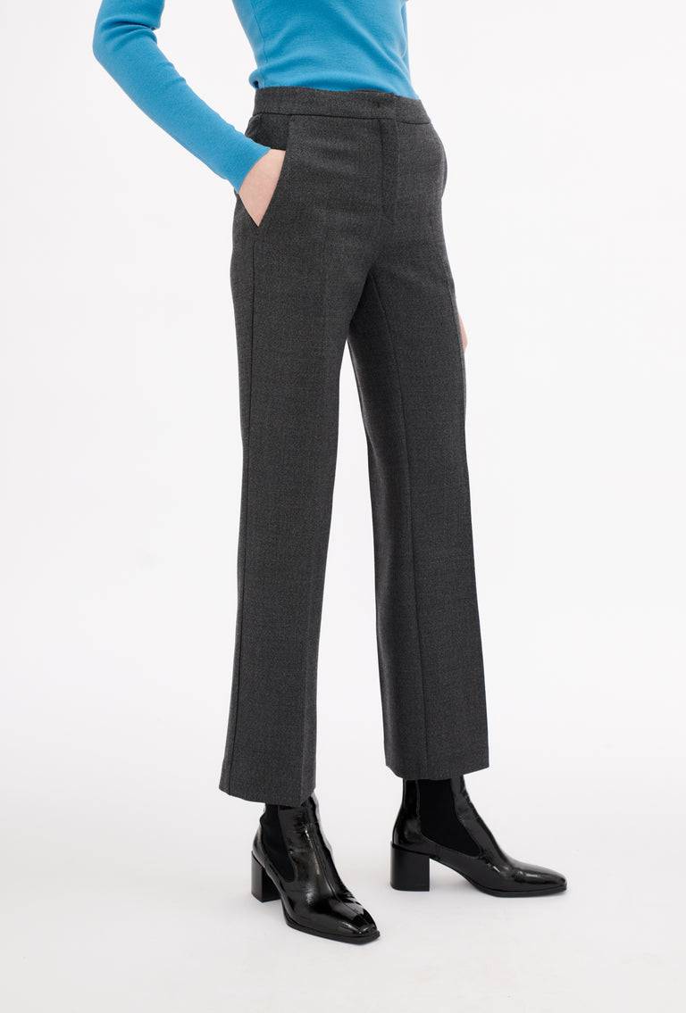 Odeeh Savile Row Wool Pique Hose, Charcoal