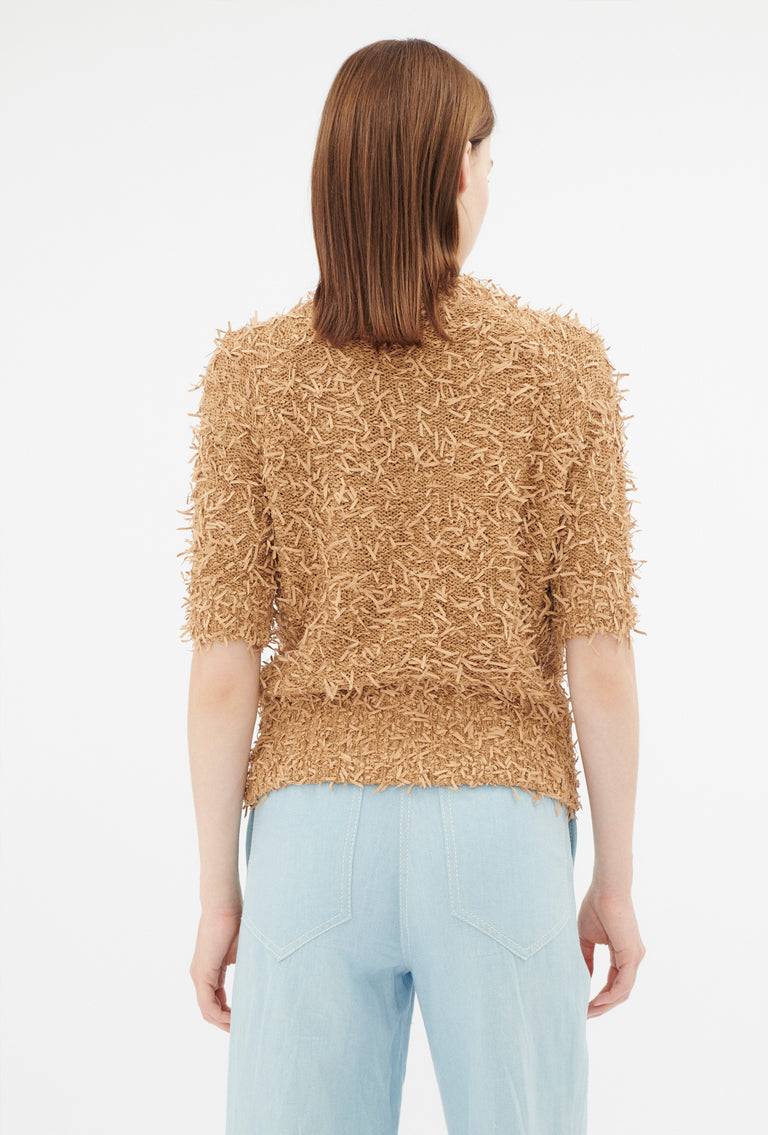 Odeeh Snippets Pullover, Brown Sugar
