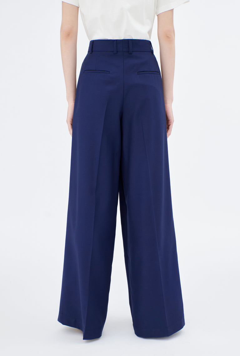 Odeeh Soft Wool Gabardine Hose, Ink