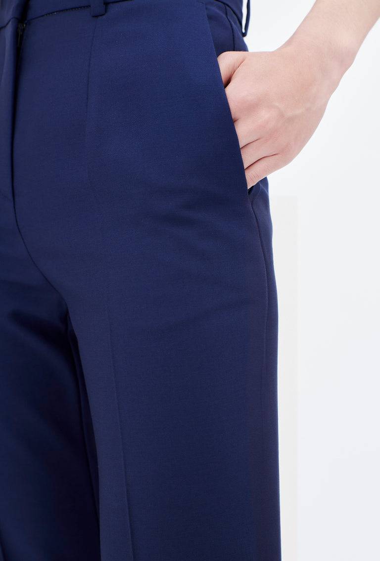 Odeeh Soft Wool Gabardine Hose, Ink