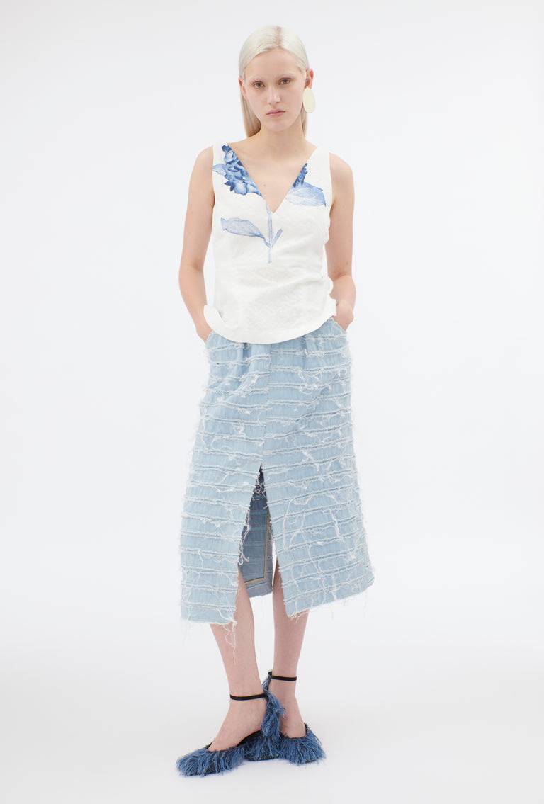 Odeeh Stone Washed Denim Rock, Blue Eyes