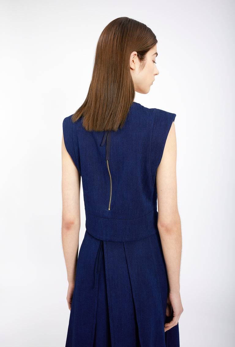 Odeeh Stretch Denim Shirt, Marine