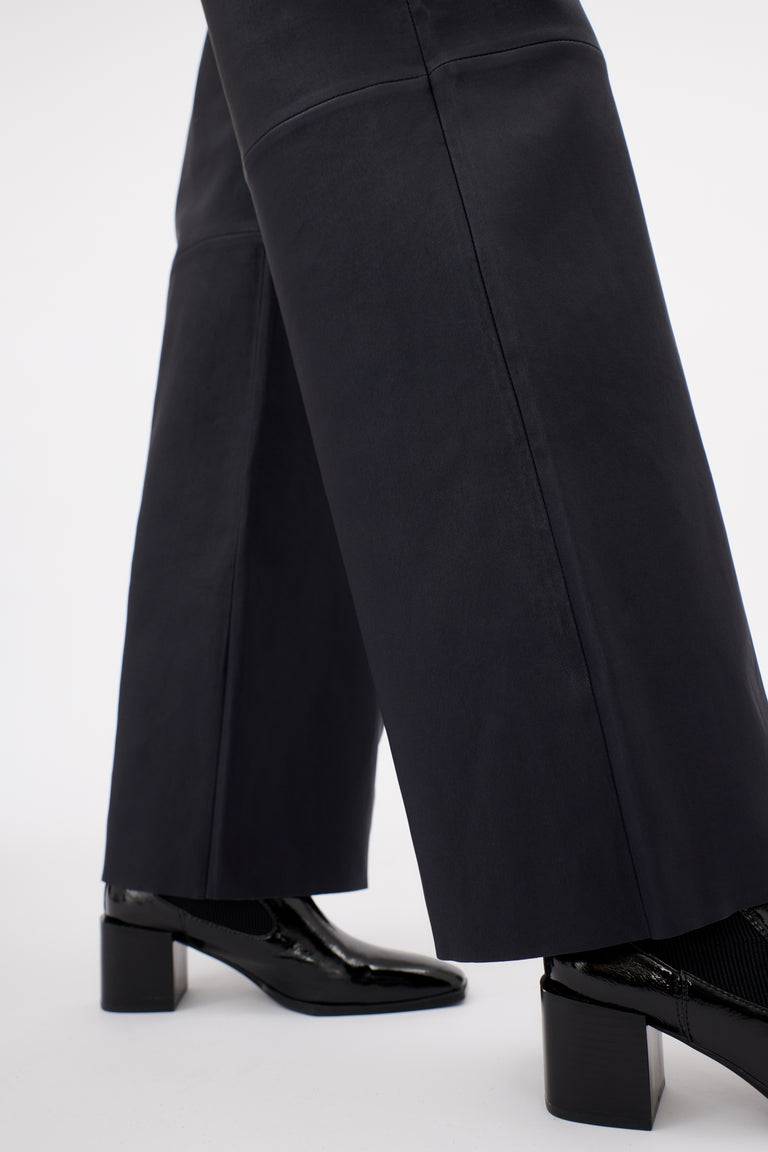 Odeeh Stretch Lamb Nappa Hose, Blackblue