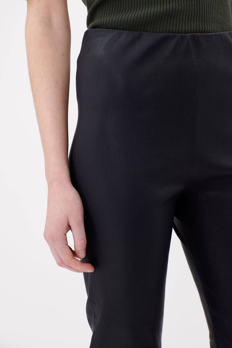 Odeeh Stretch Lamb Nappa Hose, Blackblue