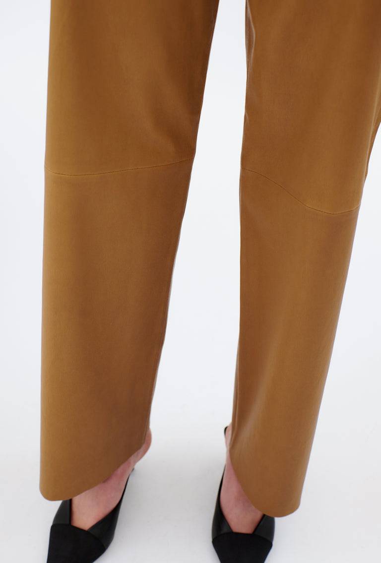 Odeeh Stretch Lamb Nappa Hose, Tiger's Eye