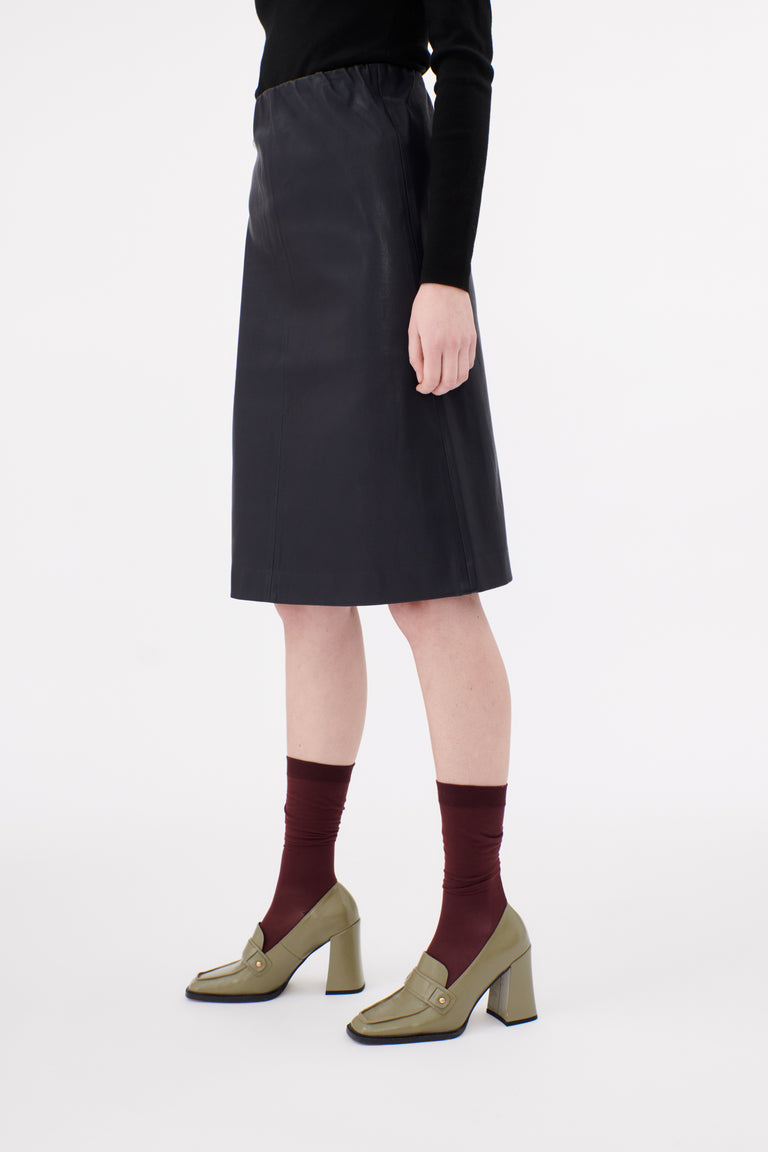 Odeeh Stretch Lamb Nappa Rock, Blackblue