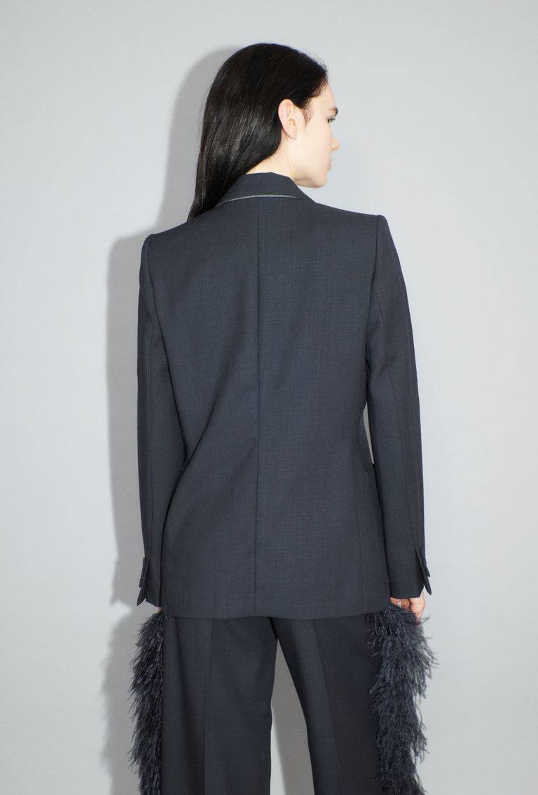 Odeeh Struct. Tropical Blazer, Slate