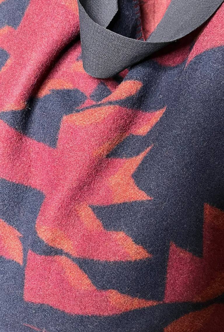 Odeeh Tape Origami Tasche, Burgundy