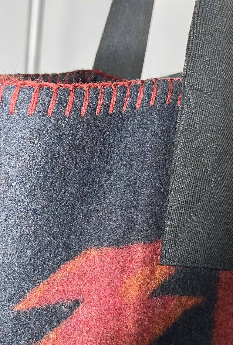 Odeeh Tape Origami Tasche, Burgundy