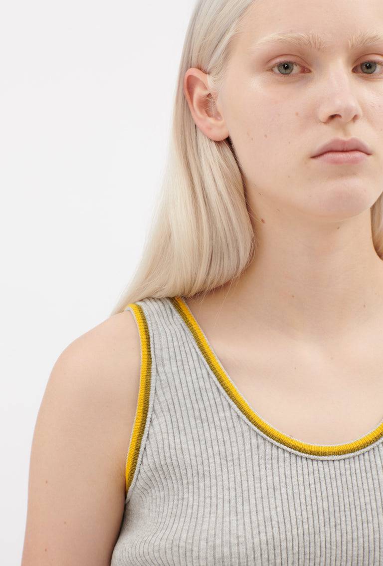 Odeeh Viscose Rib Top, Sunflower