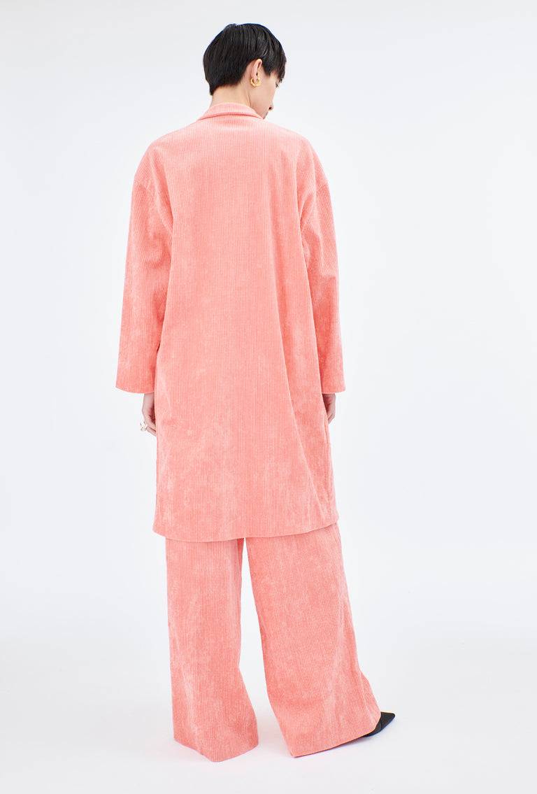 Odeeh Washed Corduroy Mantel, Flamingo