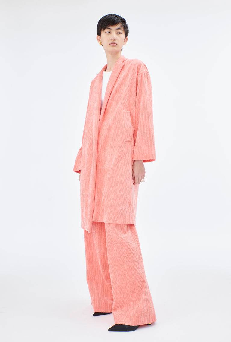 Odeeh Washed Corduroy Mantel, Flamingo