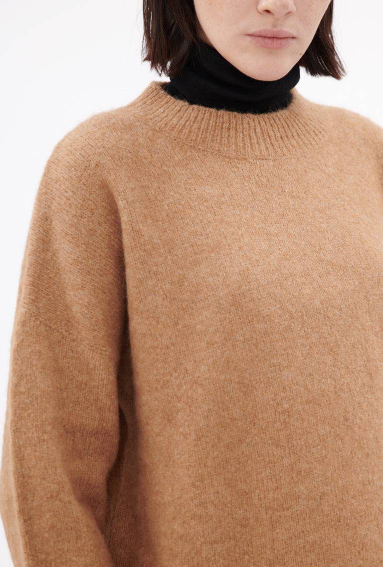 Odeeh Yak-Mix Pullover, Brown Sugar