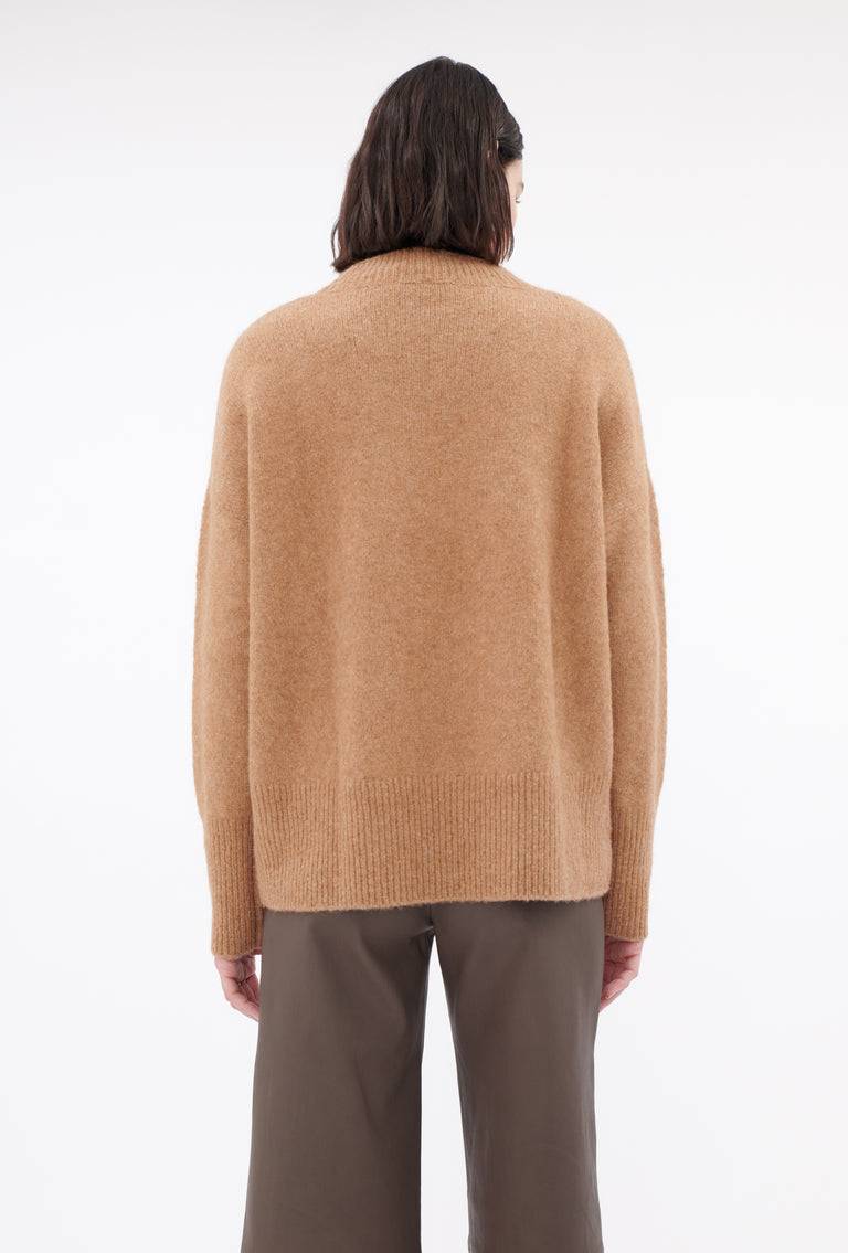 Odeeh Yak-Mix Pullover, Brown Sugar