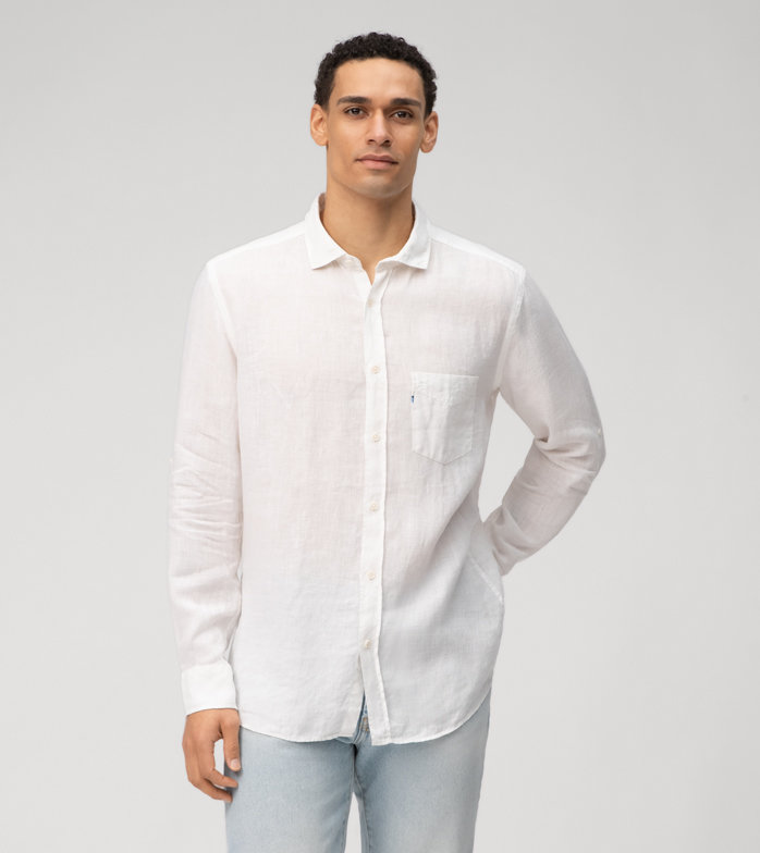 Oblymp Boris Herrmann X OLYMP, regular fit, Kent, Weiß