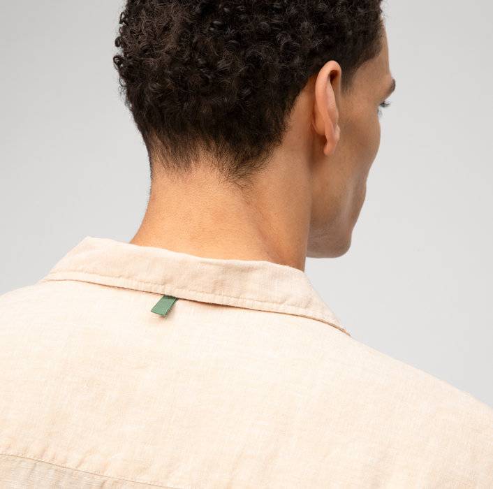 Oblymp Boris Herrmann X OLYMP, Relaxed Fit, Reverskragen, Beige