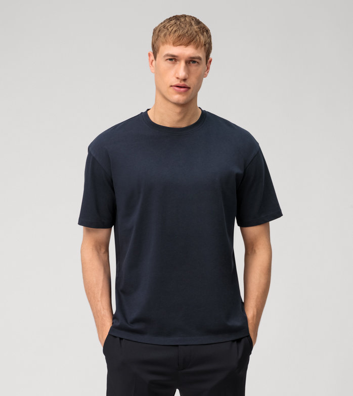 Oblymp Boris Herrmann X OLYMP, T-Shirt, relaxed fit, Marine