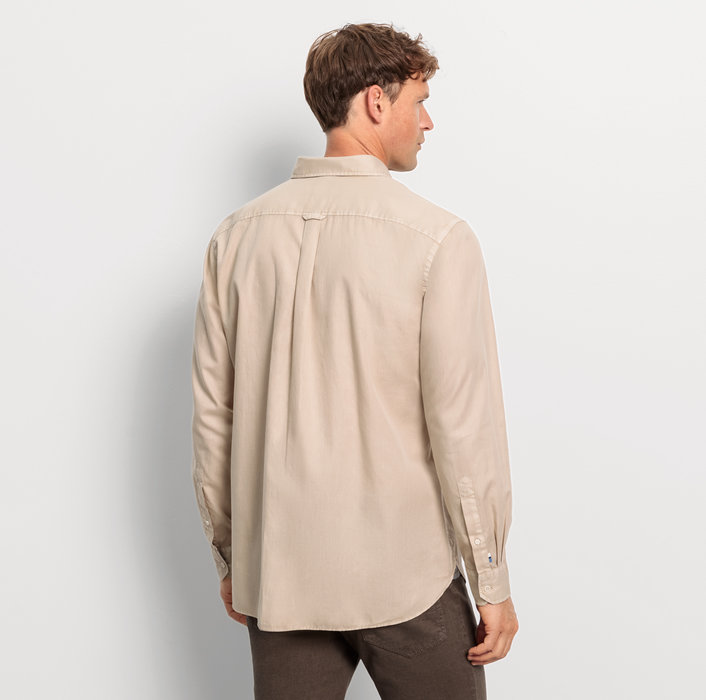 Oblymp Casual, Freizeithemd, Regular Fit, Button-down, Beige