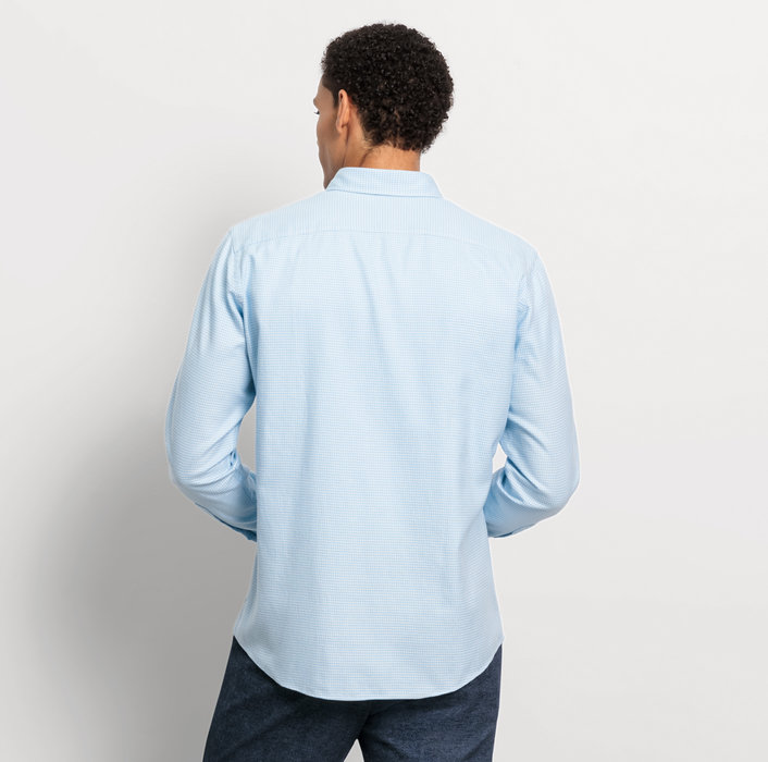Oblymp Casual, Freizeithemd, Regular Fit, Button-down, Bleu