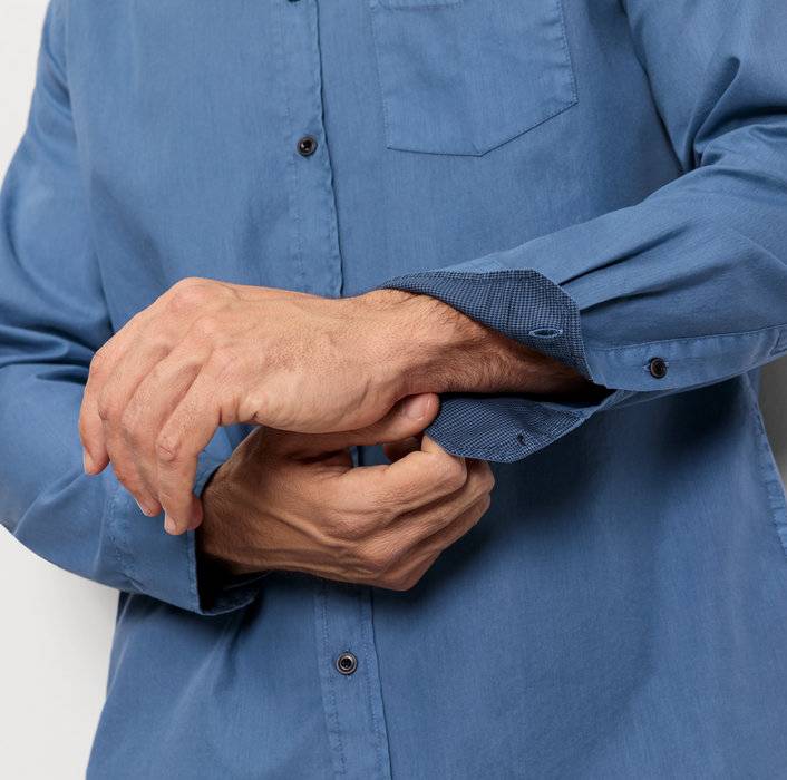 Oblymp Casual, Freizeithemd, Regular Fit, Button-down, Marine