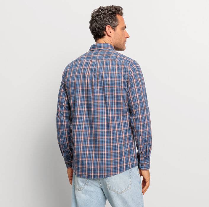 Oblymp Casual, Freizeithemd, Regular Fit, Button-down, Marine