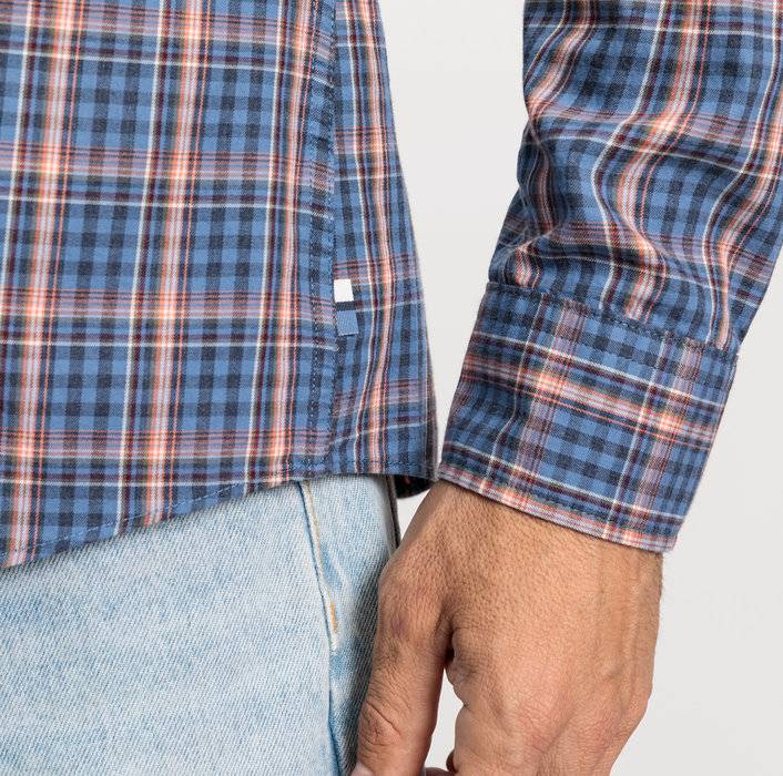 Oblymp Casual, Freizeithemd, Regular Fit, Button-down, Marine