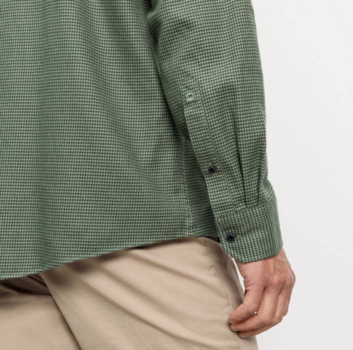 Oblymp Casual, Freizeithemd, Regular Fit, Stehkragen, Oliv