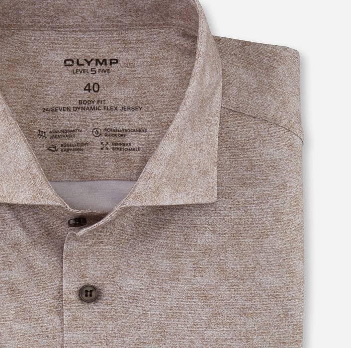 Oblymp Level Five 24/Seven, Businesshemd, Body Fit, Kent, Braun