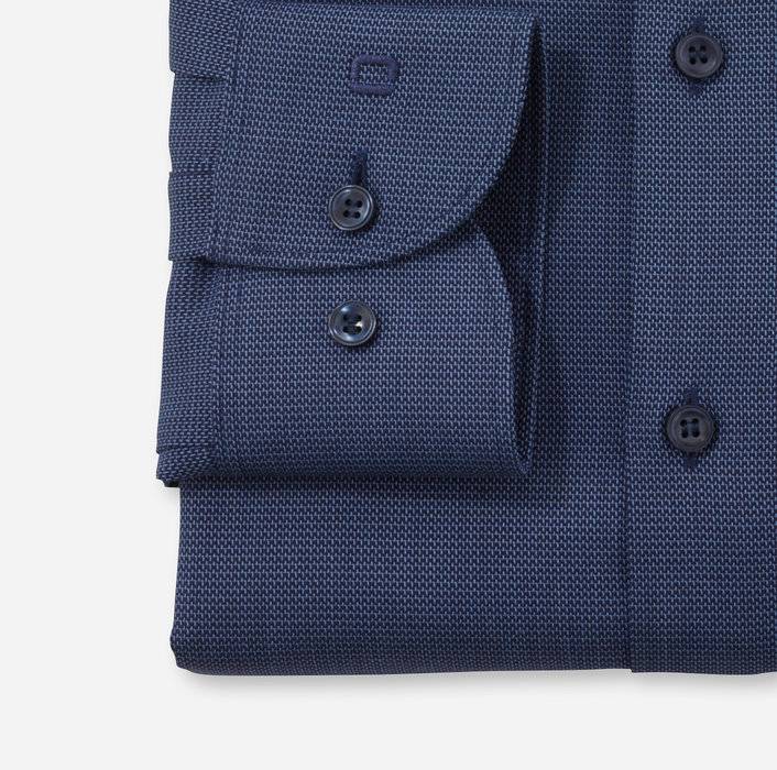 Oblymp Level Five 24/Seven, Businesshemd, Body Fit, Kent, Nachtblau