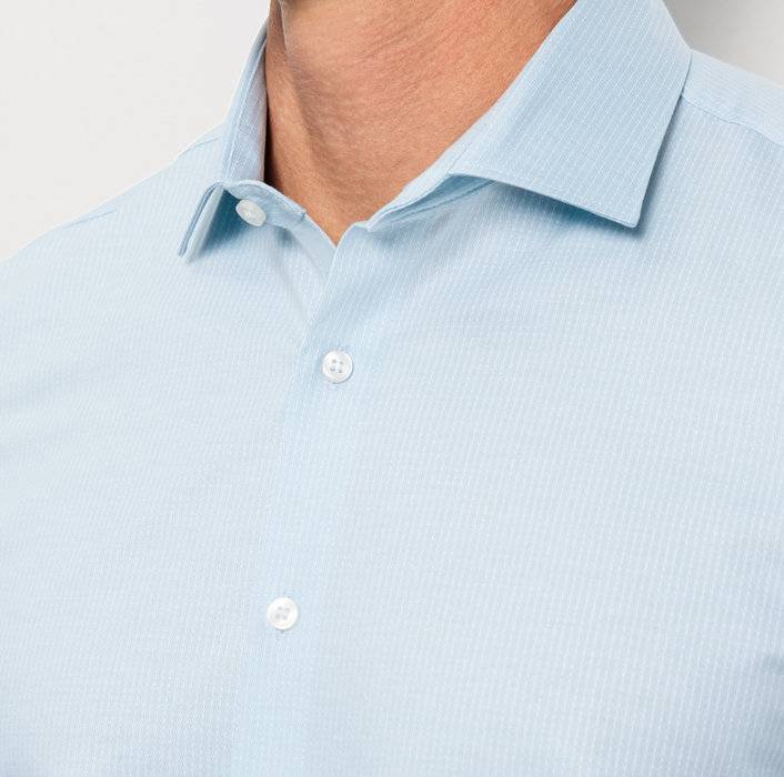 Oblymp Level Five 24/Seven, Businesshemd, Body Fit, Modern Kent, Bleu