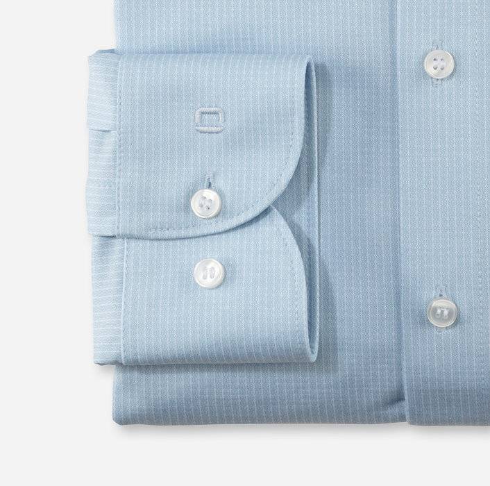 Oblymp Level Five 24/Seven, Businesshemd, Body Fit, Modern Kent, Bleu