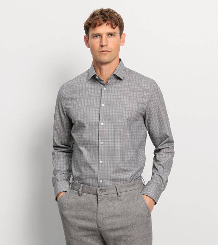 Oblymp Level Five 24/Seven, Businesshemd, body fit, Modern Kent, Schwarz