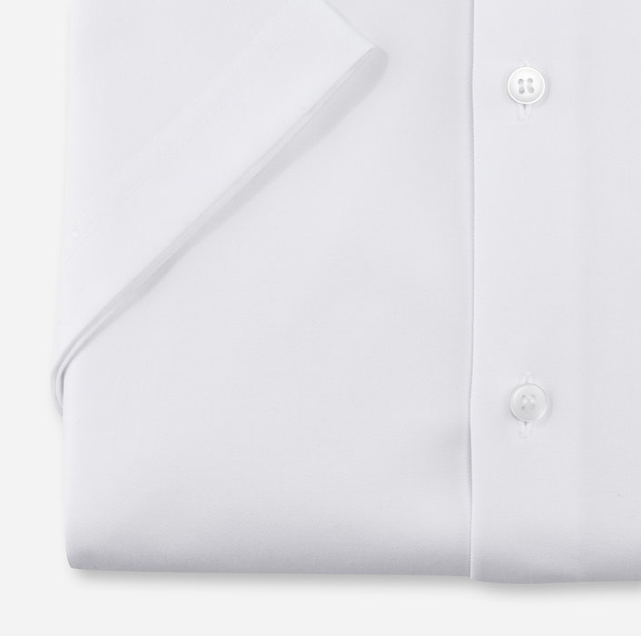 Oblymp Level Five 24/Seven, Businesshemd, Body Fit, Modern Kent, Weiß