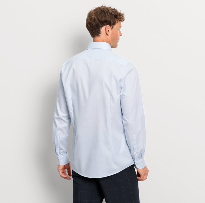 Oblymp Level Five, Businesshemd, Body Fit, Modern Kent, Bleu