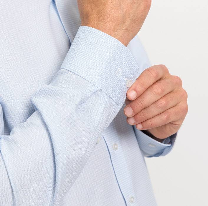 Oblymp Level Five, Businesshemd, Body Fit, Modern Kent, Bleu