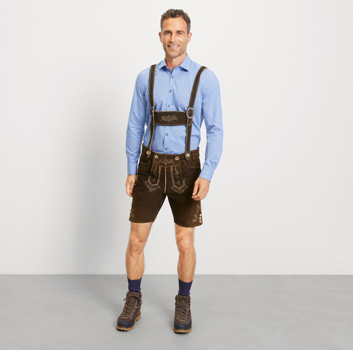 Oblymp Level Five, Businesshemd, Body Fit, New York Kent, Royal