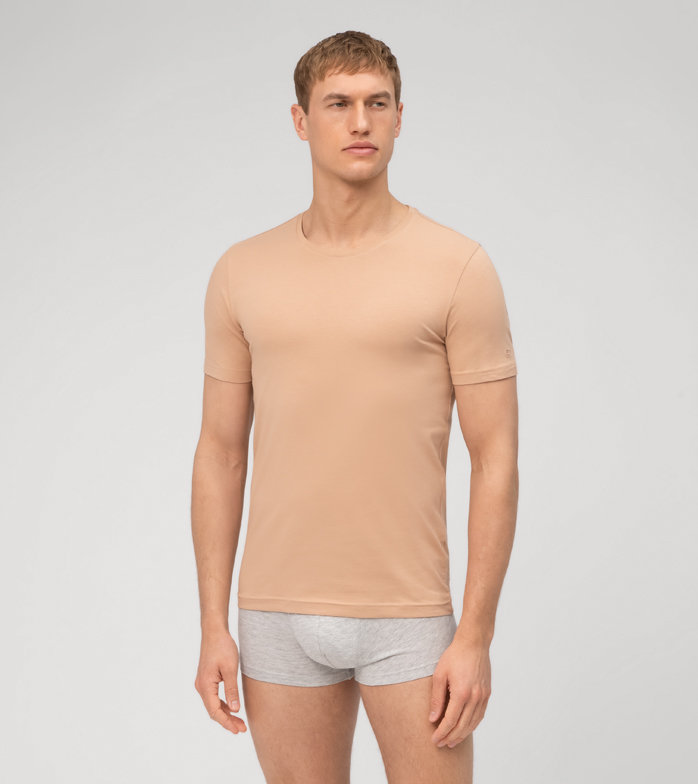 Oblymp Level Five Unterzieh-T-Shirt, body fit, Caramel