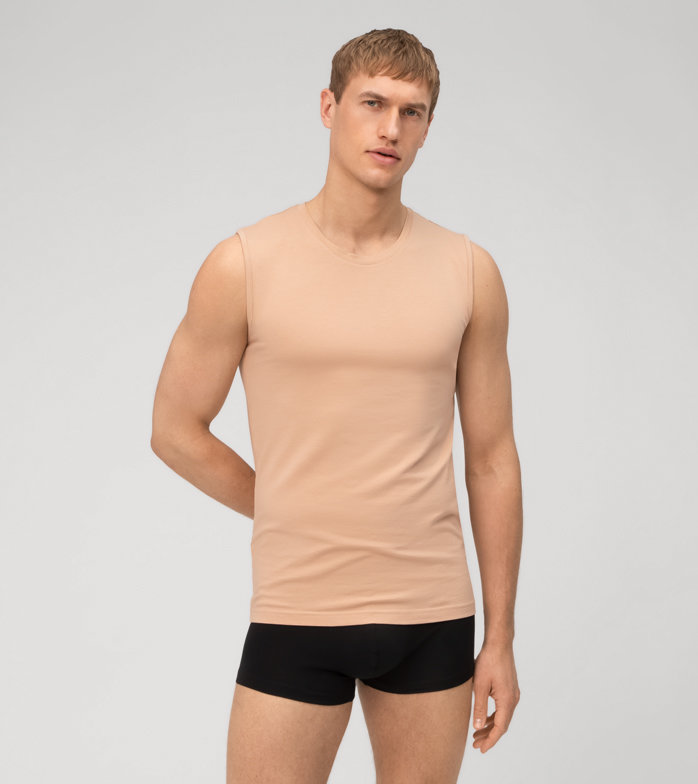 Oblymp Level Five Unterzieh-T-Shirt, body fit, Caramel