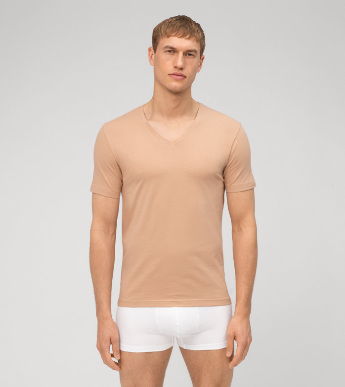 Oblymp Level Five Unterzieh-T-Shirt, body fit, Caramel