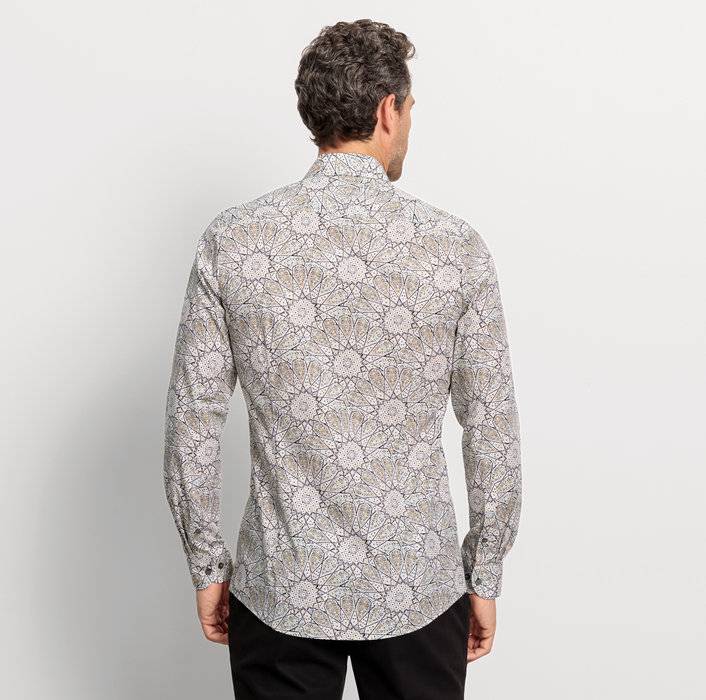 Oblymp Level FiveBusinesshemd, Body Fit, New York Kent, Oliv