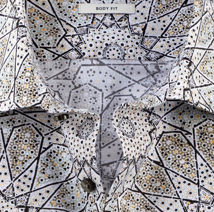 Oblymp Level FiveBusinesshemd, Body Fit, New York Kent, Oliv