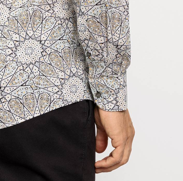 Oblymp Level FiveBusinesshemd, Body Fit, New York Kent, Oliv