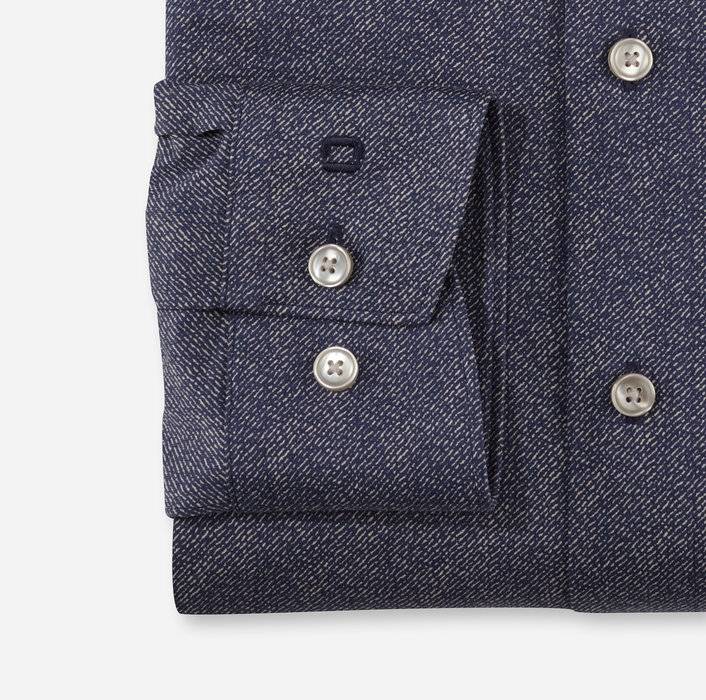 Oblymp Luxor 24/Seven, Businesshemd, Modern Fit, Kent, Marine