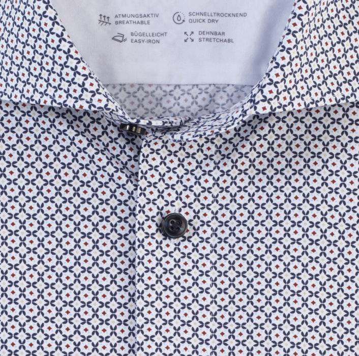 Oblymp Luxor 24/Seven, Businesshemd, Modern Fit, Kent, Marine