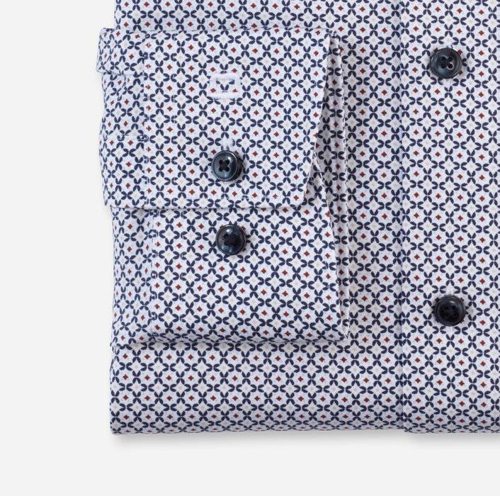 Oblymp Luxor 24/Seven, Businesshemd, Modern Fit, Kent, Marine