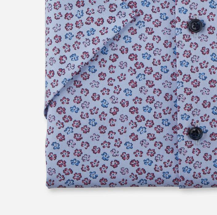 Oblymp Luxor 24/Seven, Businesshemd, Modern Fit, Modern Kent, Rosenholz