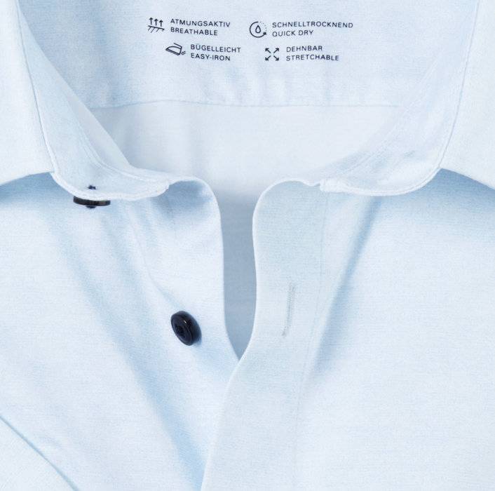 Oblymp Luxor 24/Seven, Businesshemd, Modern Fit, New Kent, Bleu