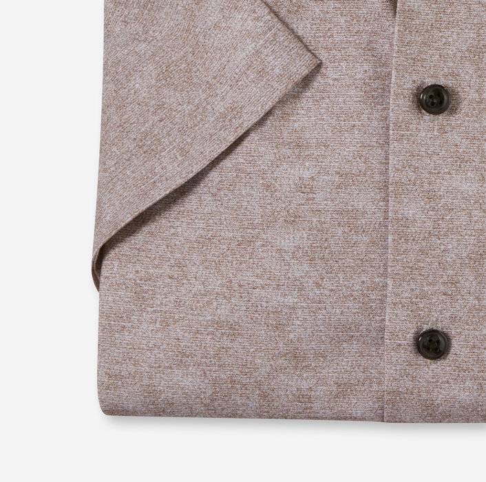 Oblymp Luxor 24/Seven, Businesshemd, Modern Fit, New Kent, Braun